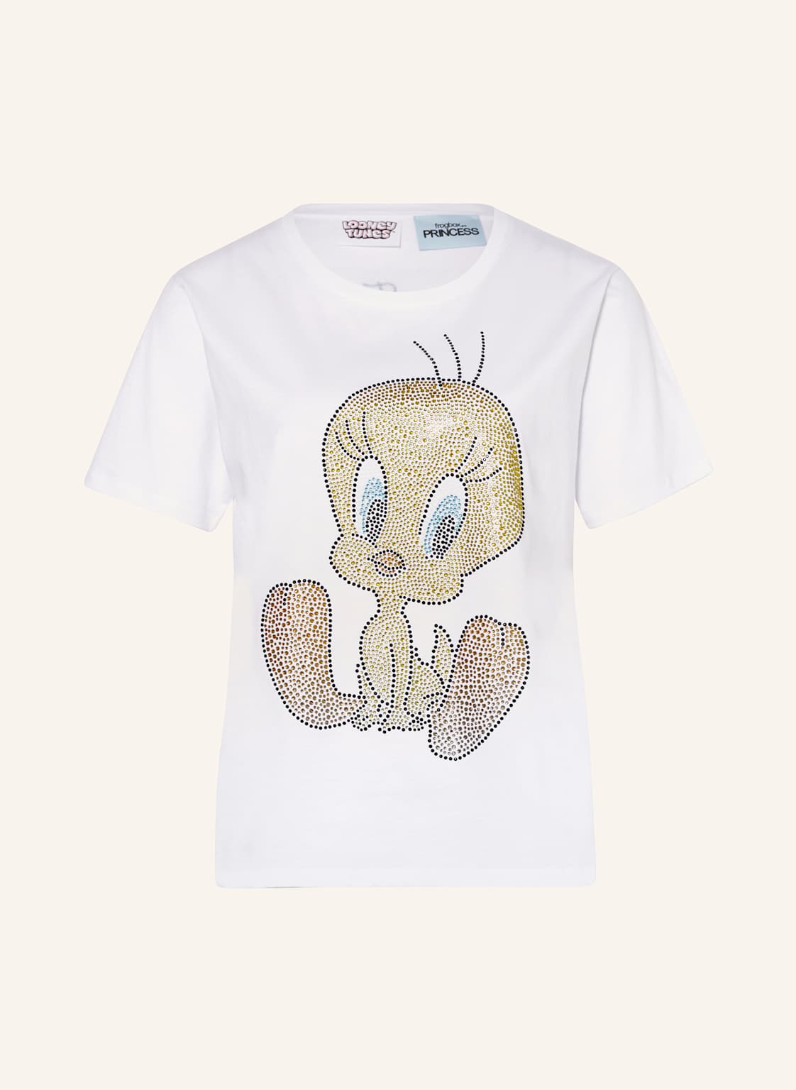 Frogbox T-Shirt Mit Schmucksteinen weiss Frogbox T-Shirt Mit Schmucksteinen weiss von FrogBox