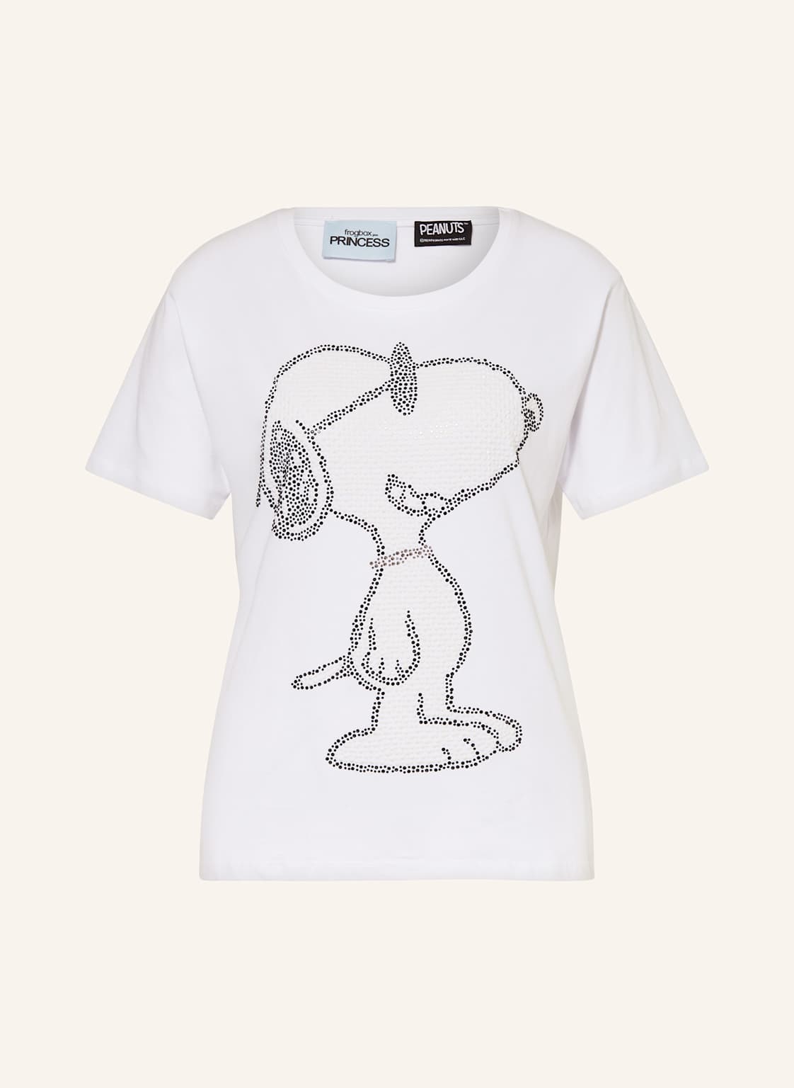 Frogbox T-Shirt Mit Schmucksteinen weiss Frogbox T-Shirt Mit Schmucksteinen weiss von FrogBox