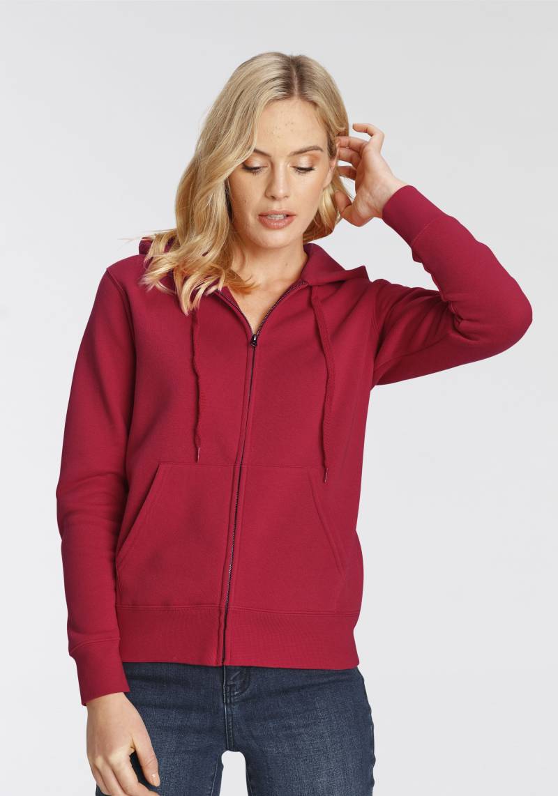 Fruit of the Loom Kapuzensweatshirt »Lady-Fit Premium hooded Sweat Jacket« von Fruit Of The Loom