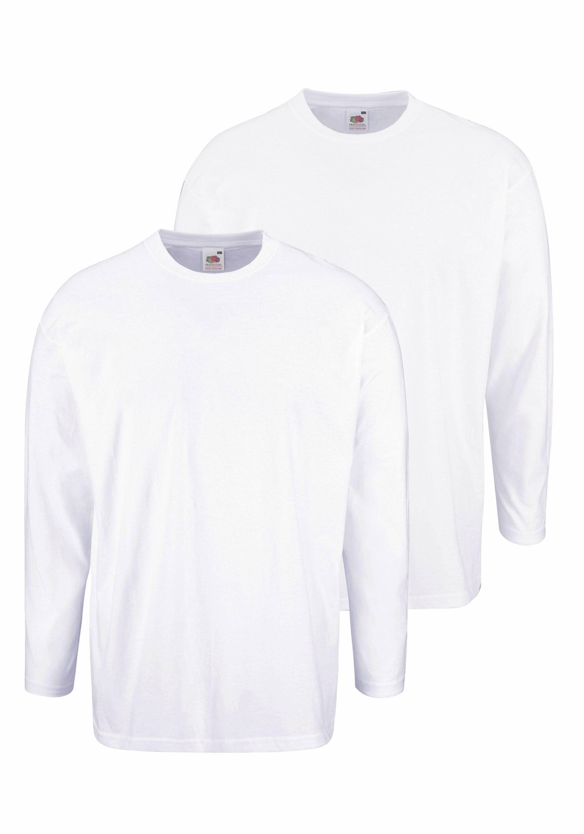 Fruit of the Loom Langarmshirt, aus reiner Baumwolle Fruit of the Loom Langarmshirt, aus reiner Baumwolle von Fruit Of The Loom