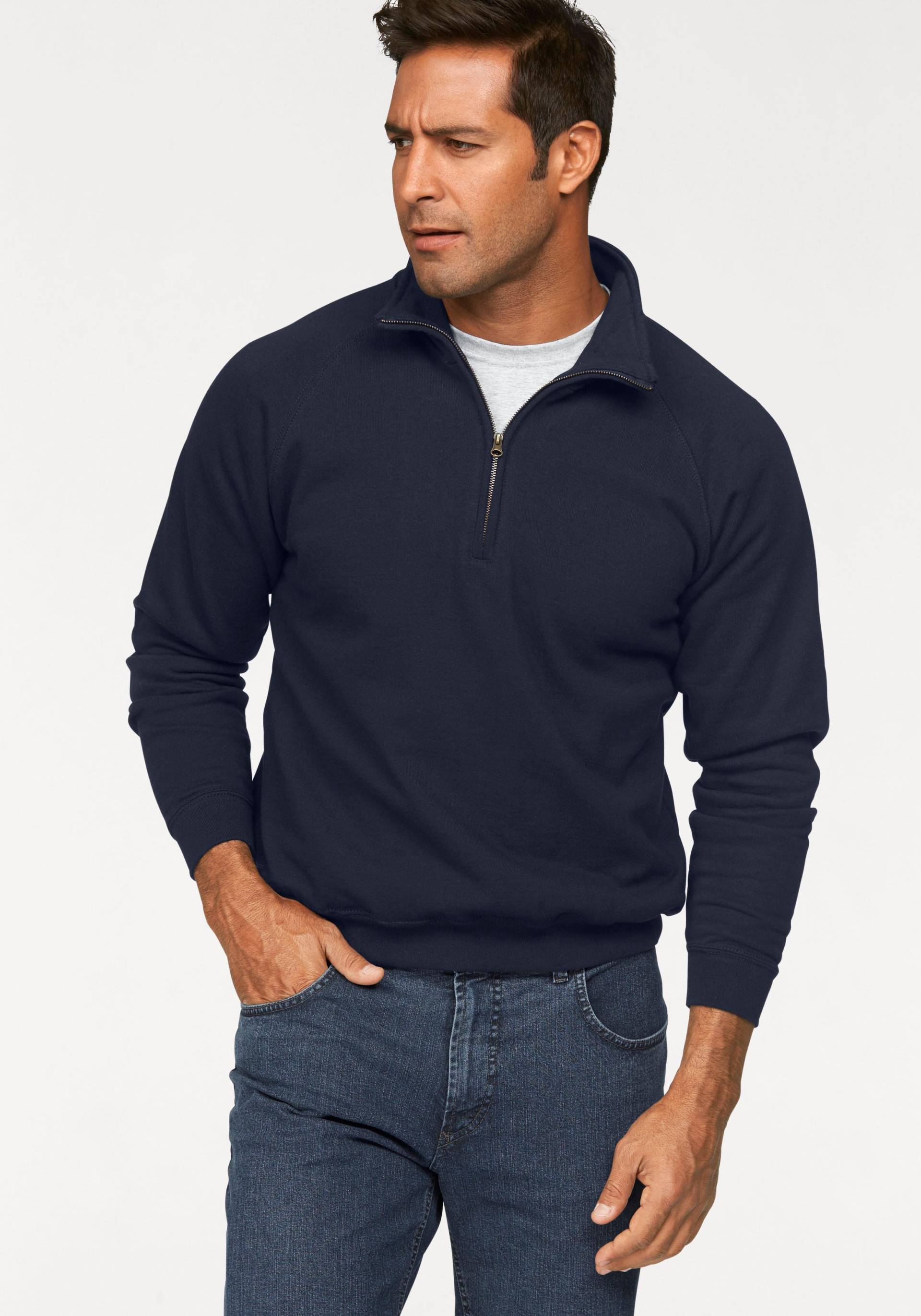 Fruit of the Loom Sweatshirt, mit Reissverschluss Fruit of the Loom Sweatshirt, mit Reissverschluss von Fruit Of The Loom