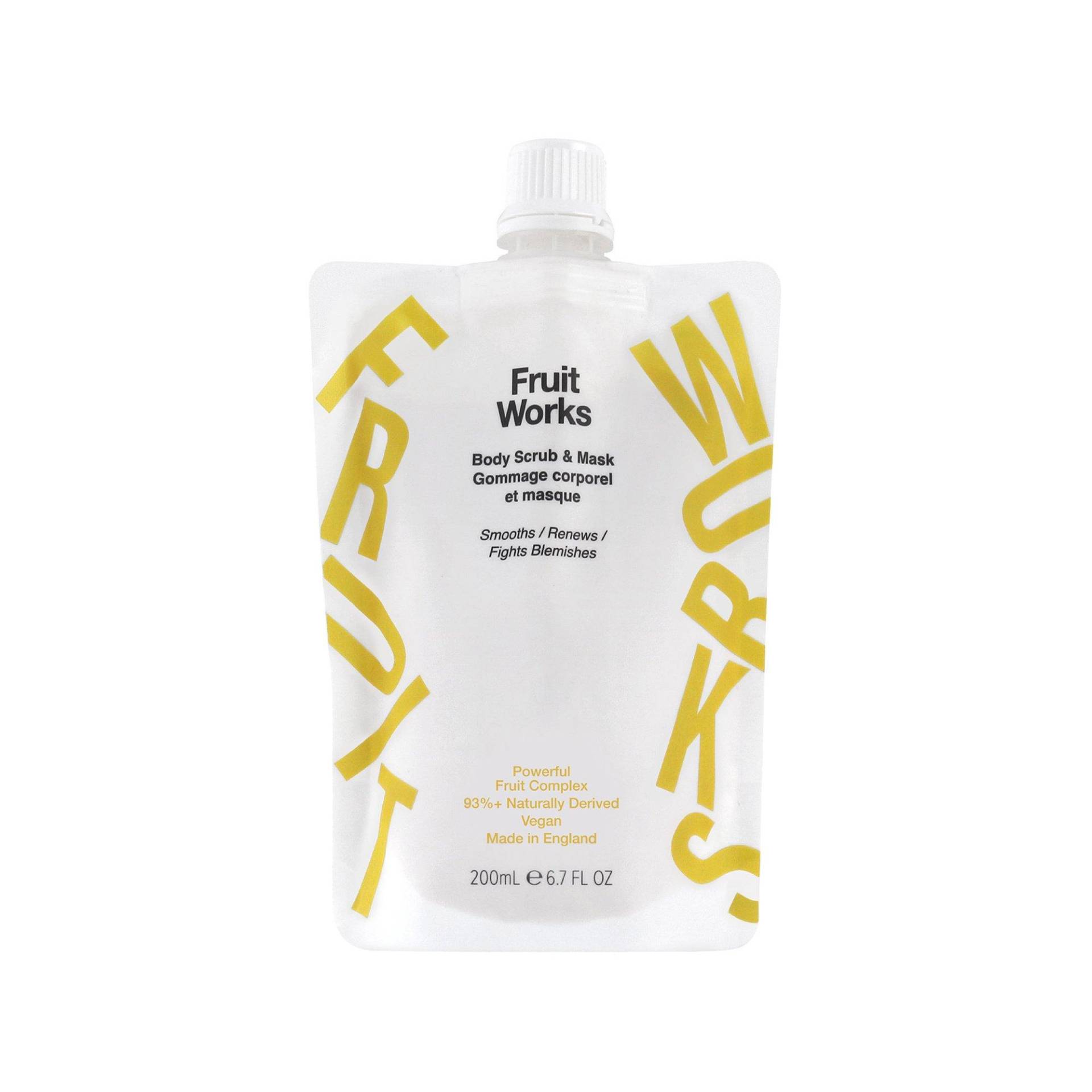 Körperpeeling Scrub Mit Aha-fruchstäure Damen  200ml von Fruit Works