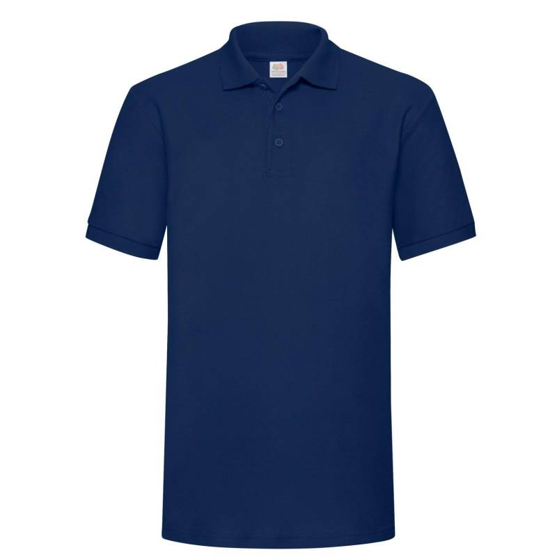 6535 Poloshirt Herren Marine S von Fruit of the Loom