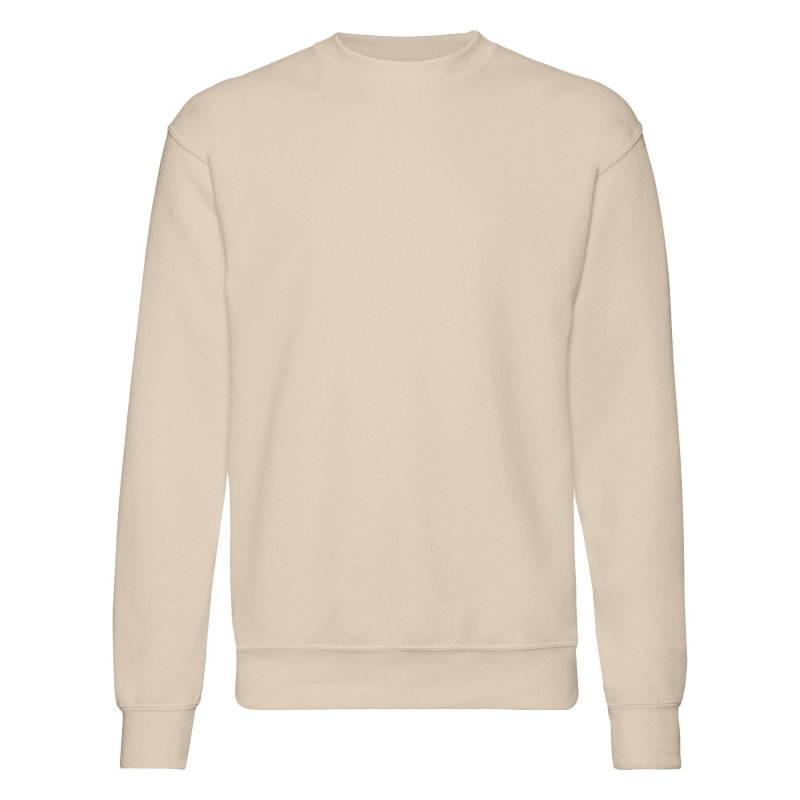 Belcoro® Garn Pullover Sweatshirt Herren Beige L von Fruit of the Loom