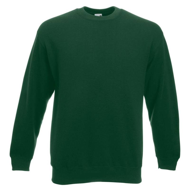 Classic 8020 Sweatshirt Herren Grün XL von Fruit of the Loom