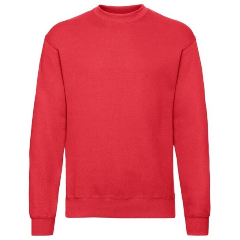 Classic 8020 Sweatshirt Herren Rot Bunt L von Fruit of the Loom