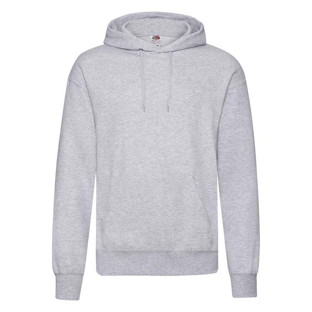 Fruit of the Loom - Classic Sweatshirt, mit Kapuze, für Herren, Grau, Größe XXL von Fruit of the Loom