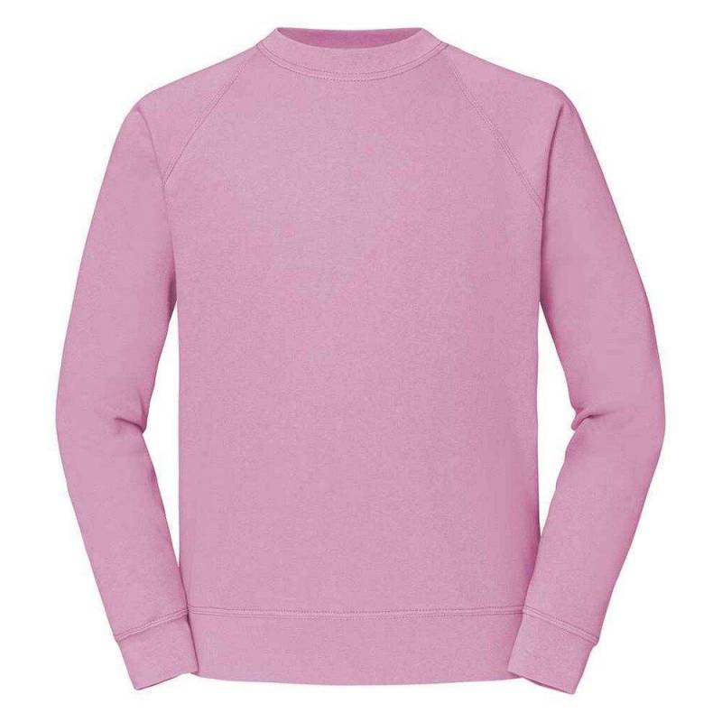 Classic Sweatshirt Raglanärmel Damen Hellrosa L von Fruit of the Loom