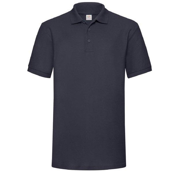 6535 Piqué Poloshirt, Kurzarm Herren Marine 3XL von Fruit of the Loom