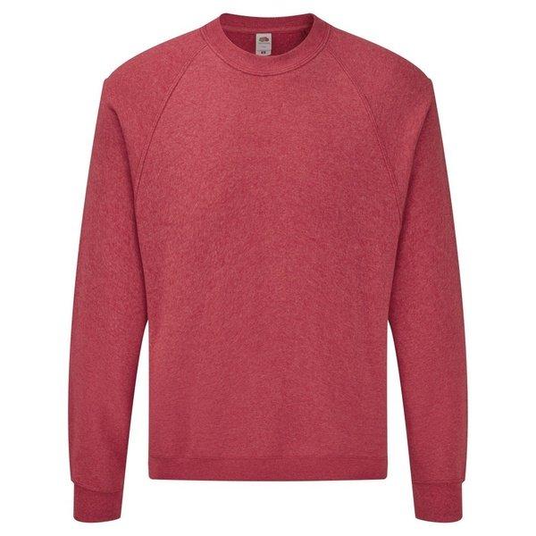 Belcoro® Pullover Sweatshirt Herren Rot Bunt XXL von Fruit of the Loom