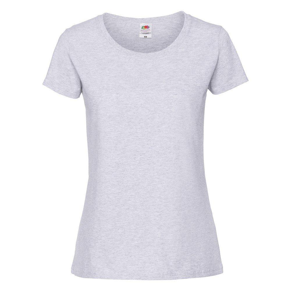 Fruit Of The Tshirt, Enganliegend Damen Grau XS von Fruit of the Loom