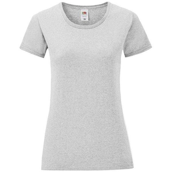 Iconic 150 Tshirt Damen Grau XXL von Fruit of the Loom