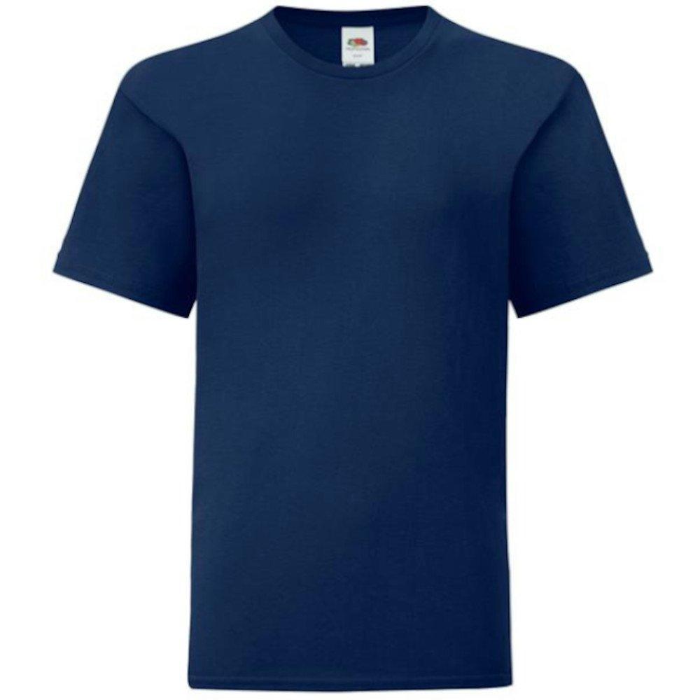 Iconic Tshirt Jungen Marine 104 von Fruit of the Loom