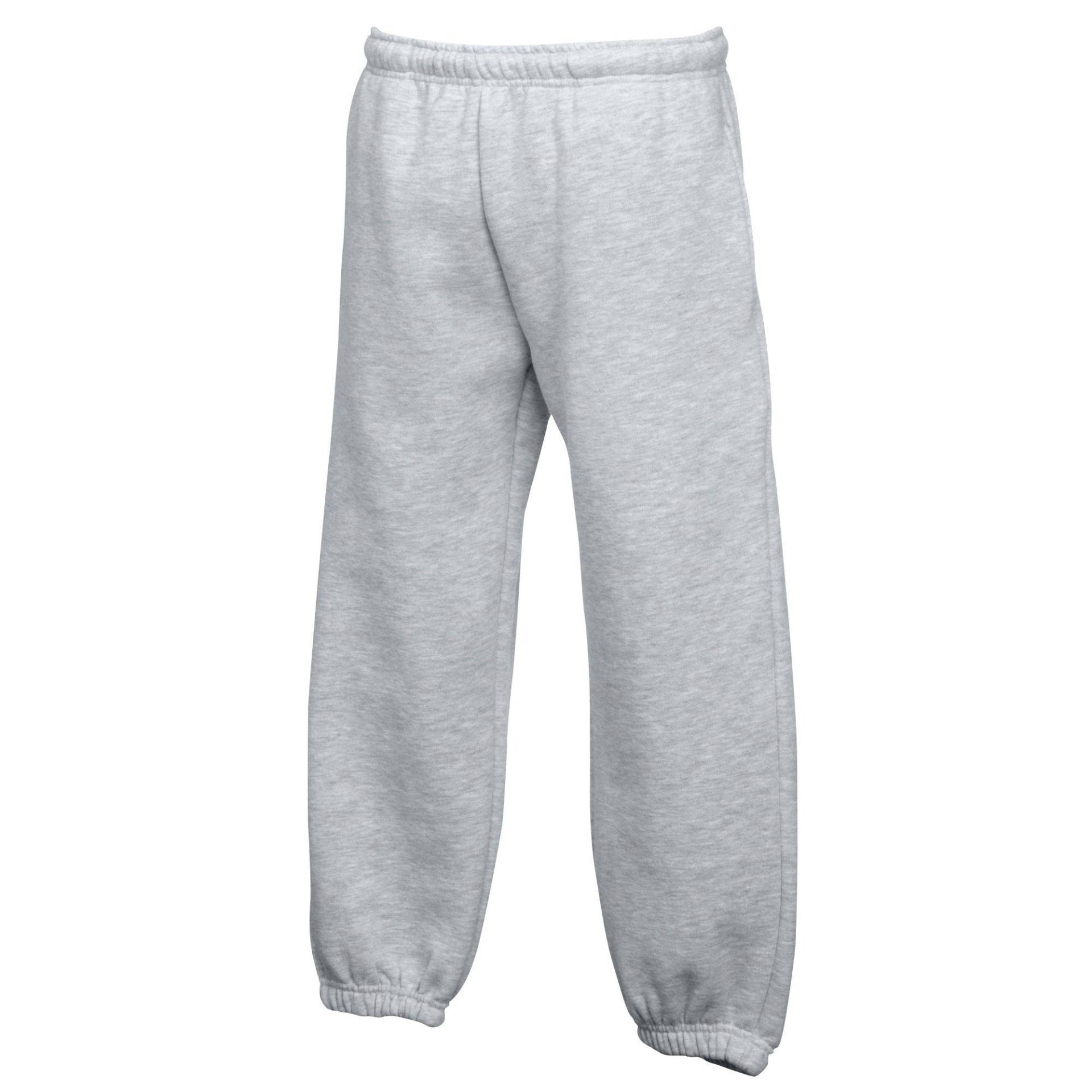 Jogging Hose Premium 7030 (2 Stückpackung) Unisex Grau 7-8A von Fruit of the Loom