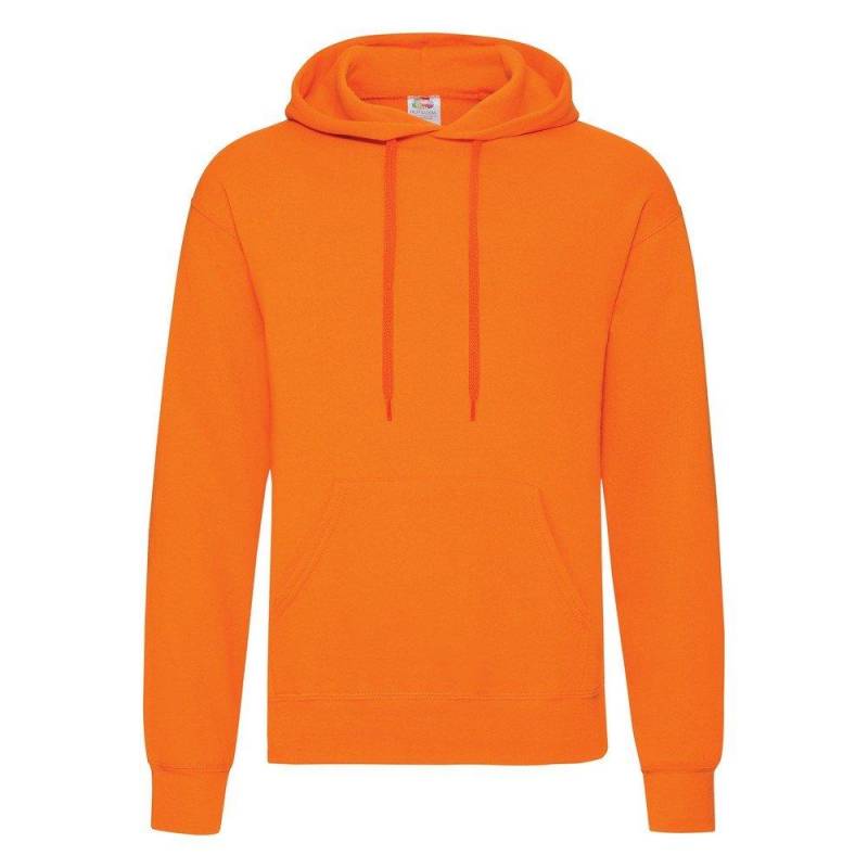 Kapuzenpullover Hoodie Kapuzensweater Herren Orange L von Fruit of the Loom