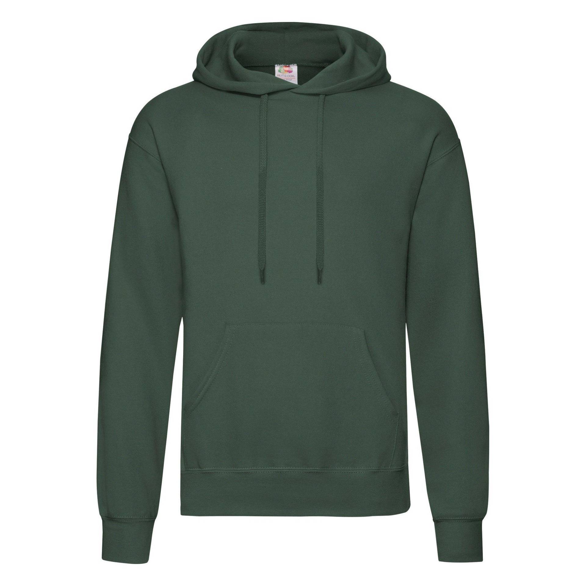 Kapuzenpullover Hoodie Kapuzensweater Herren Grün M von Fruit of the Loom