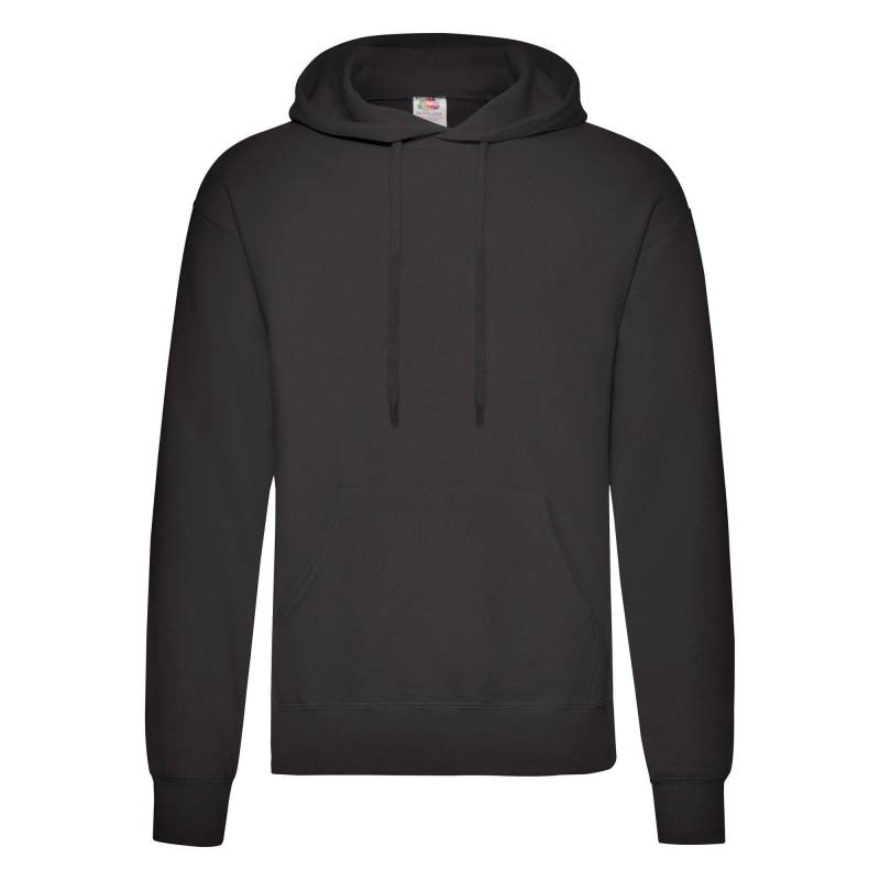 Kapuzenpullover Herren Schwarz M von Fruit of the Loom