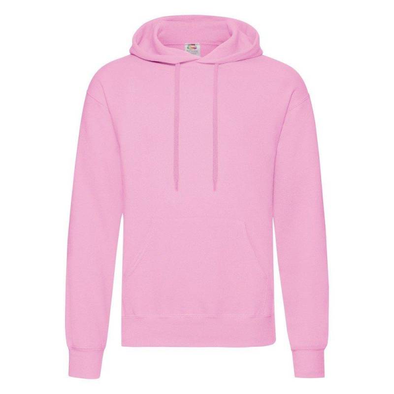 Kapuzenpullover Herren Hellrosa M von Fruit of the Loom