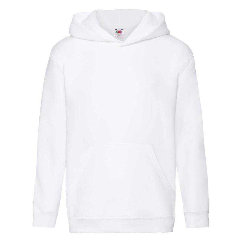 Kapuzenpullover Premium 7030 Jungen Weiss 14/15A von Fruit of the Loom