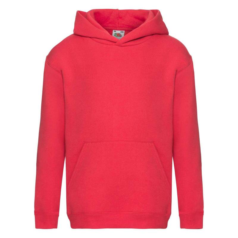 Kapuzenpullover Premium 7030 Jungen Rot Bunt 14/15A von Fruit of the Loom