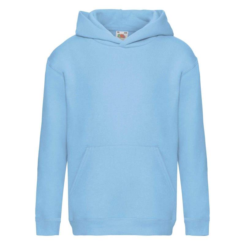 Kapuzenpullover Premium 7030 Jungen Himmelblau 5-6A von Fruit of the Loom