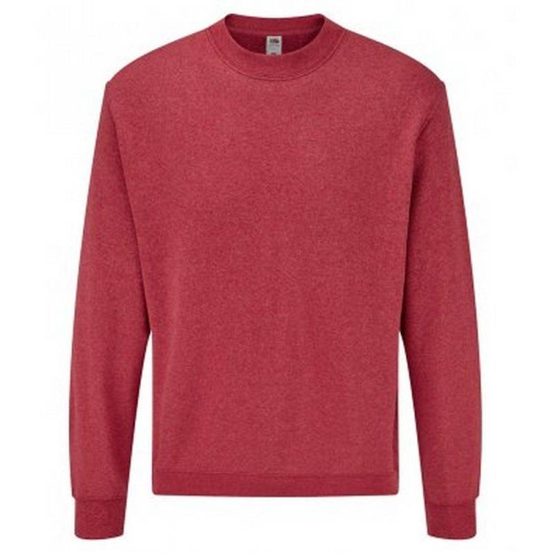 Klassischer Pullover Herren Rot Bunt XL von Fruit of the Loom