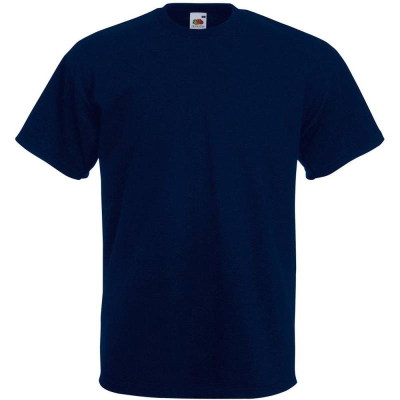 Kurzarm Tshirt Herren Marine M von Fruit of the Loom