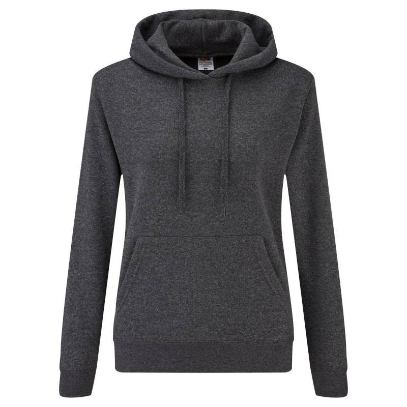 Lady Fit Pullover Damen Taubengrau S von Fruit of the Loom