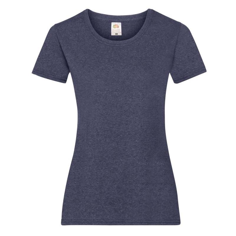 Ladyfit Tshirt (5 Stückpackung) Damen Marine S von Fruit of the Loom