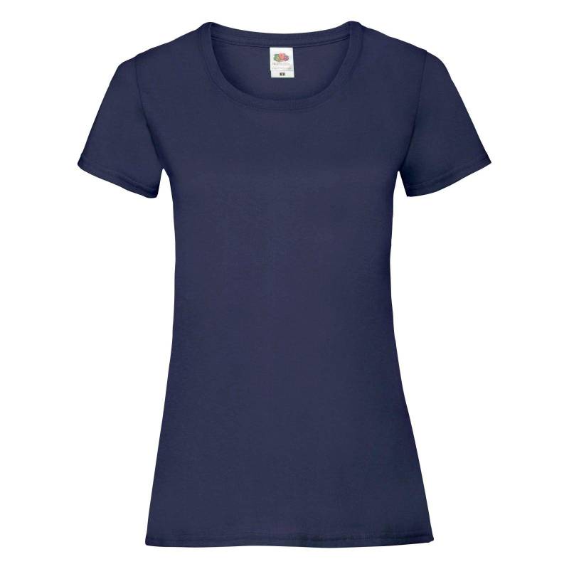 Ladyfit Tshirt (5 Stückpackung) Damen Marine XXL von Fruit of the Loom