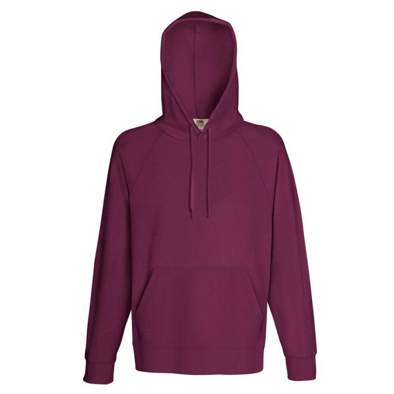 Leichtes Kapuzenpullover Herren Lila M von Fruit of the Loom