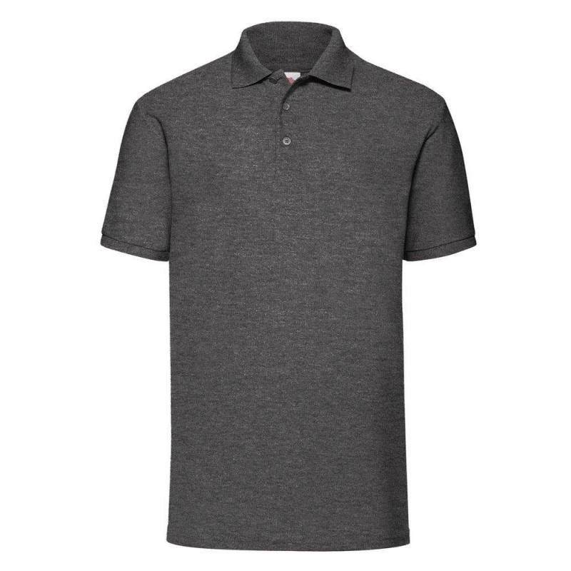 Piqué Poloshirt, Kurzarm Herren Taubengrau XL von Fruit of the Loom