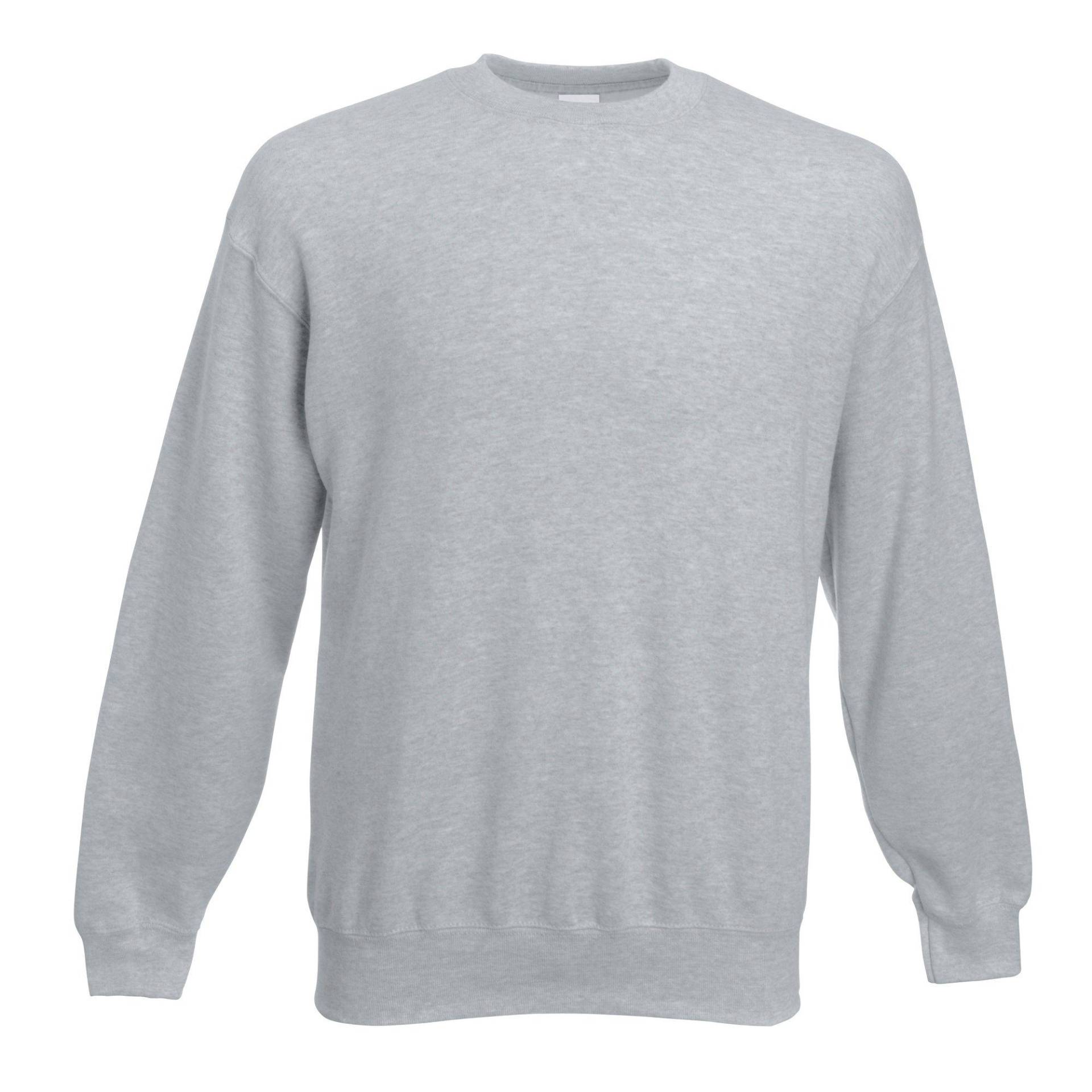 Premium 7030 Setin Sweatshirt Damen Grau L von Fruit of the Loom