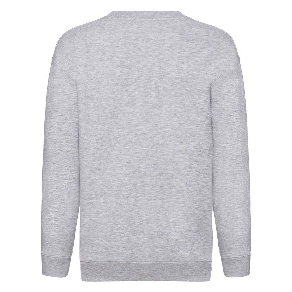 Premium 7030 Sweatshirt (2er Pack) Mädchen Grau 12-13A von Fruit of the Loom