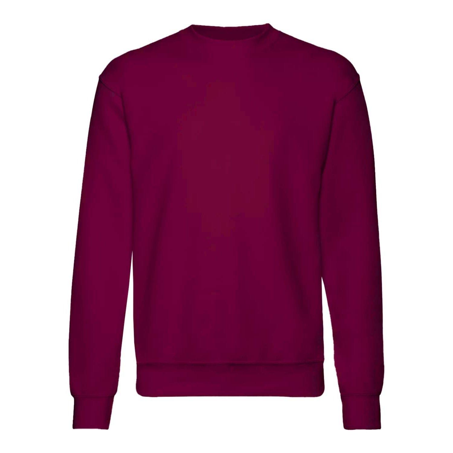 Premium 7030 Sweatshirt (2er Pack) Mädchen Weinrot 9-11A von Fruit of the Loom