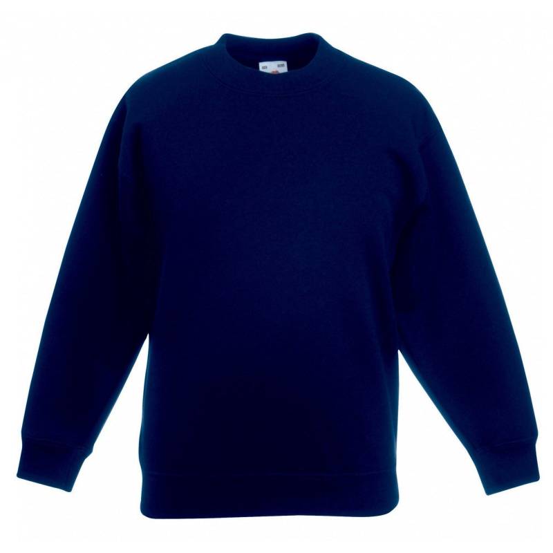 Premium 7030 Sweatshirt Mädchen Marine 3-4A von Fruit of the Loom