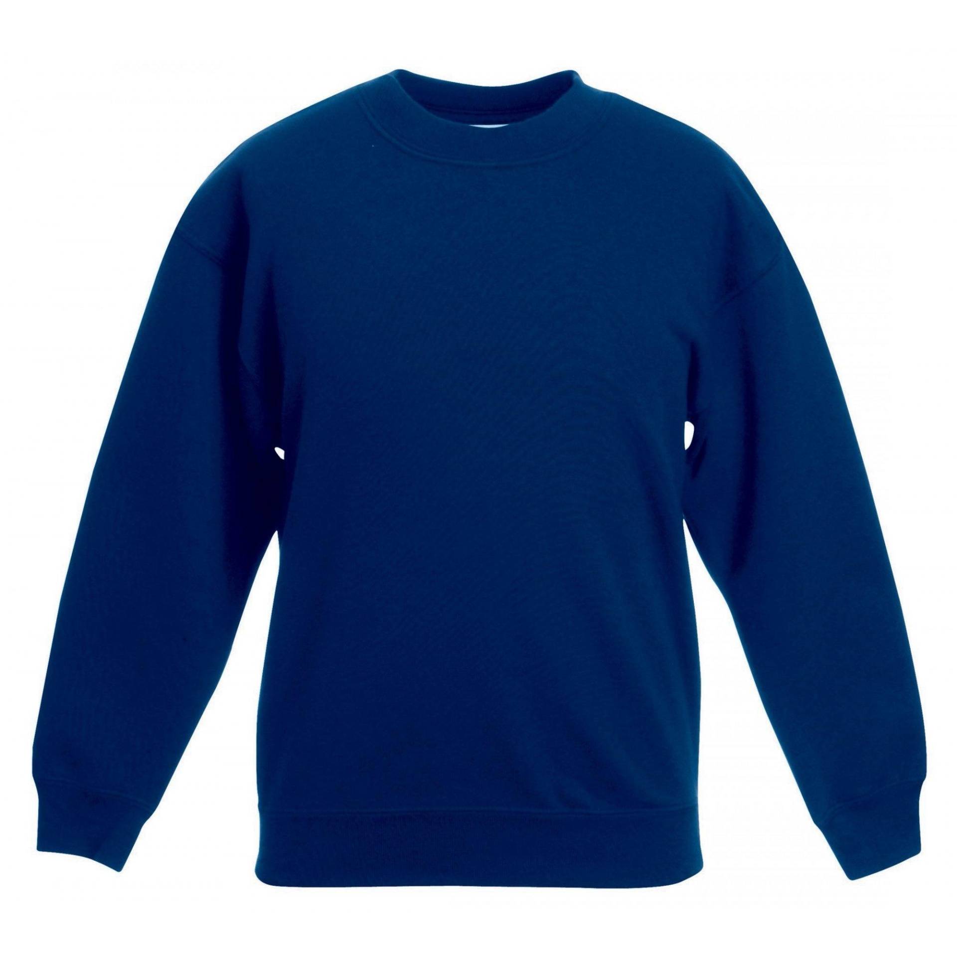 Premium 7030 Sweatshirt Mädchen Marine 5-6A von Fruit of the Loom