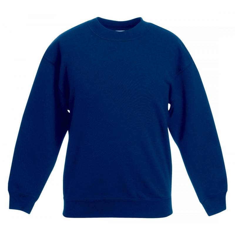 Premium 7030 Sweatshirt Mädchen Marine 5-6A von Fruit of the Loom