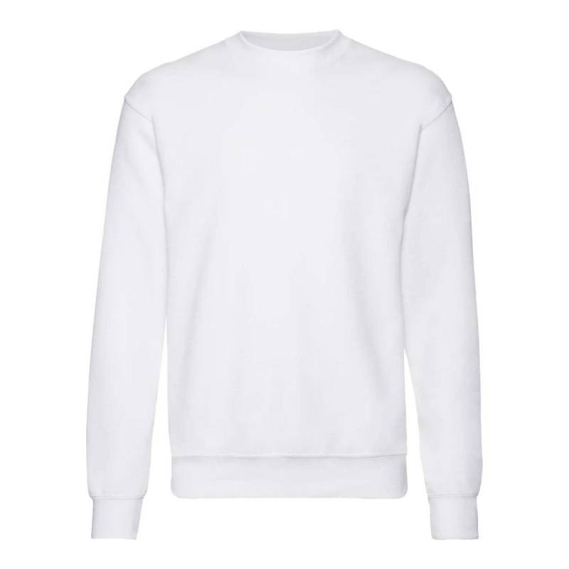 Premium Pullover (2er Pack) Jungen Weiss 3-4A von Fruit of the Loom