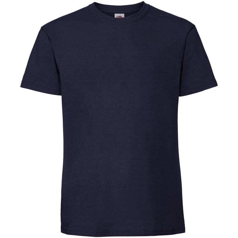 Premium Tshirt Damen Marine L von Fruit of the Loom