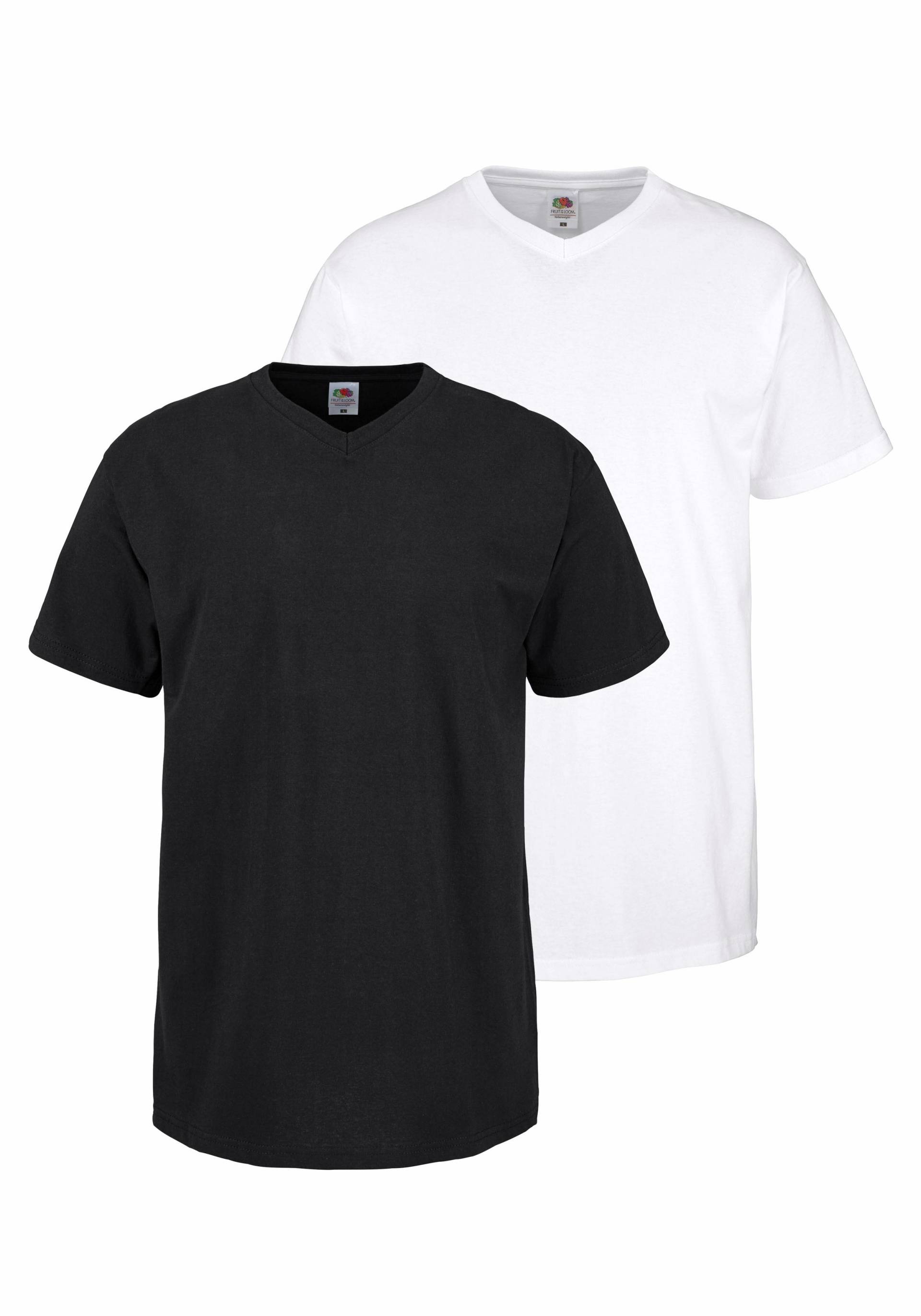 Fruit of the Loom T-Shirt, mit V-Ausschnitt Fruit of the Loom T-Shirt, mit V-Ausschnitt von Fruit of the Loom