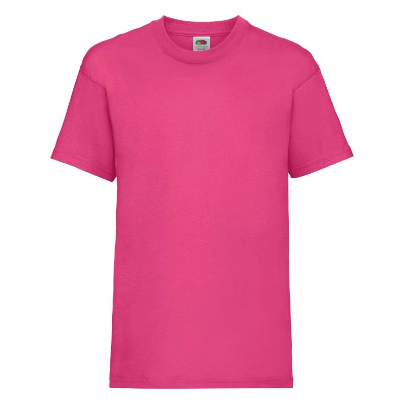 Tshirt, Kurzärmlig Jungen Fuchsia 140 von Fruit of the Loom