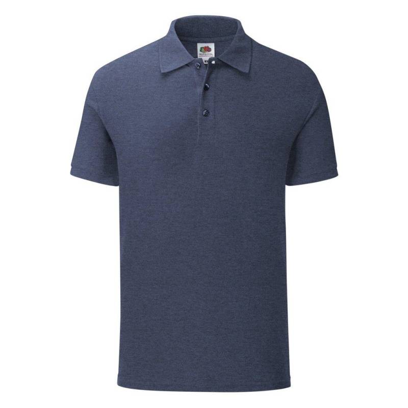 Iconic Pique Polo Shirt Herren Marine M von Fruit of the Loom