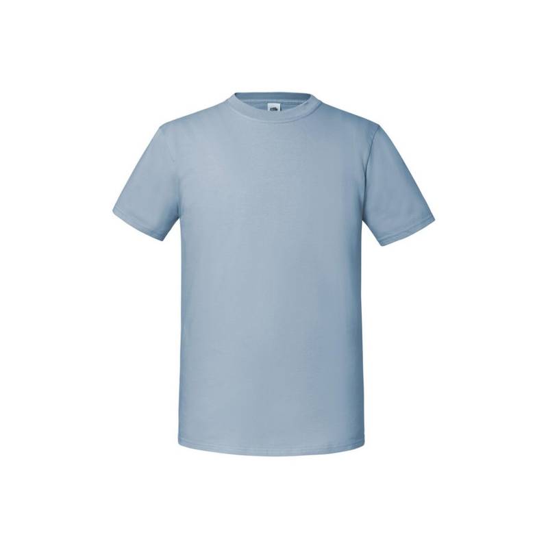 Iconic Premium Tshirt Herren Blau L von Fruit of the Loom