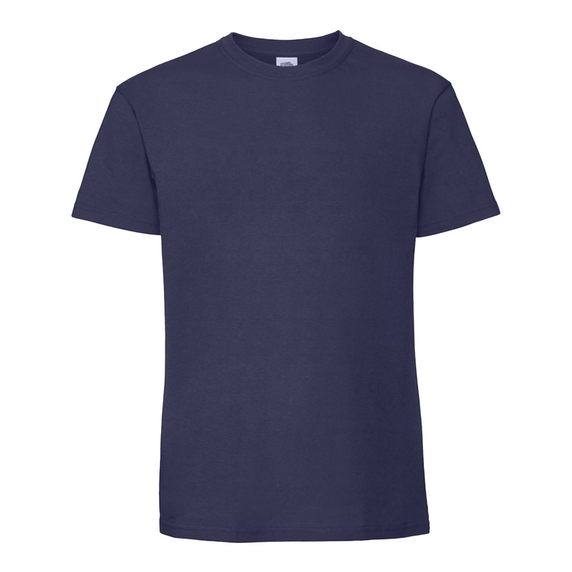 Iconic Premium Tshirt Herren Marine M von Fruit of the Loom