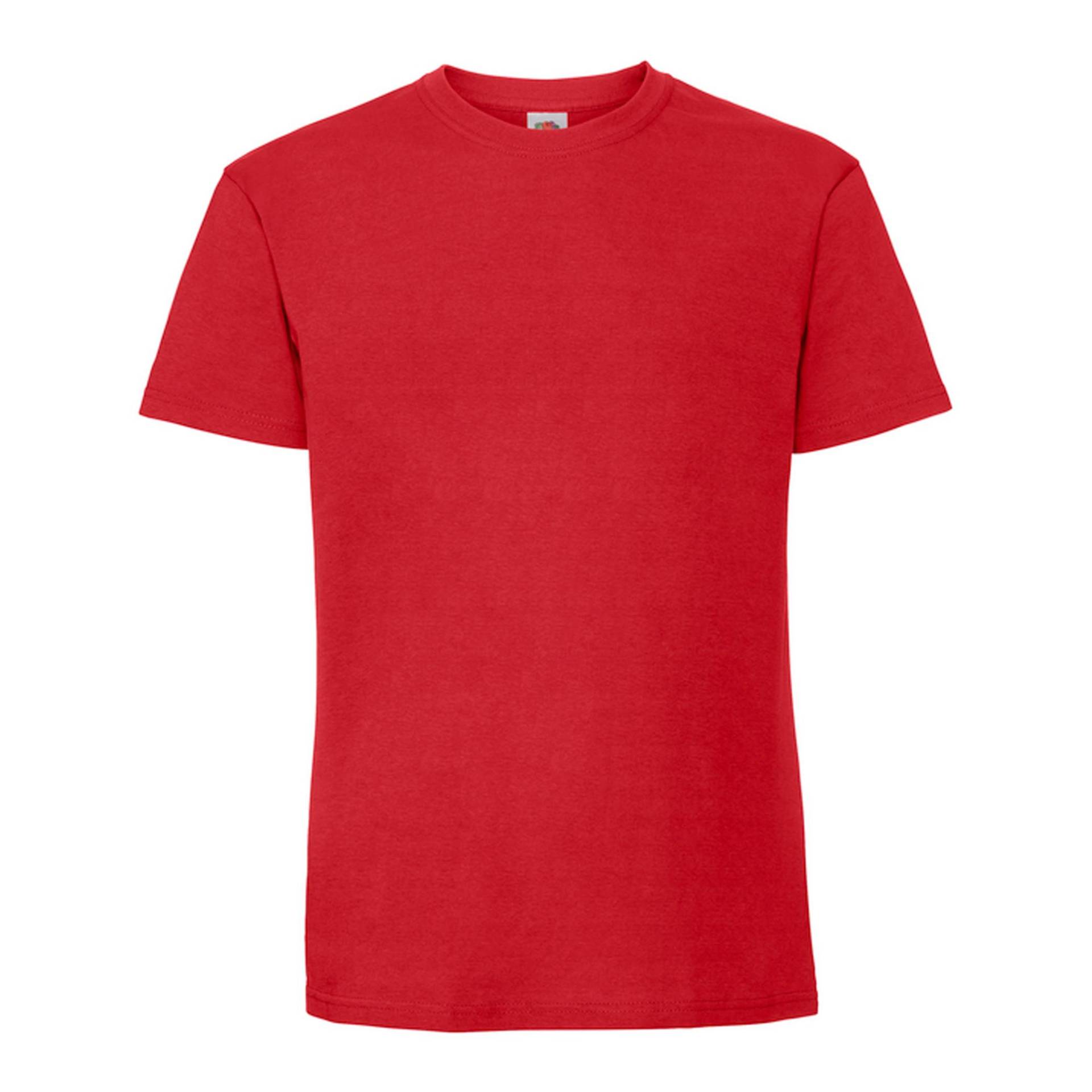 Iconic Premium Tshirt Herren Rot Bunt M von Fruit of the Loom