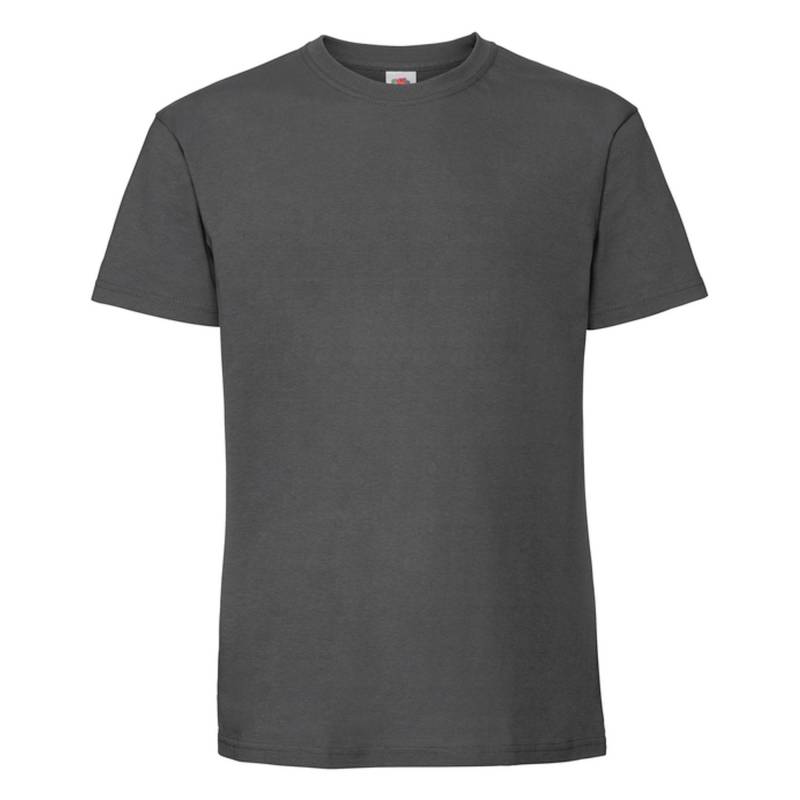 Iconic Premium Tshirt Herren Taubengrau L von Fruit of the Loom