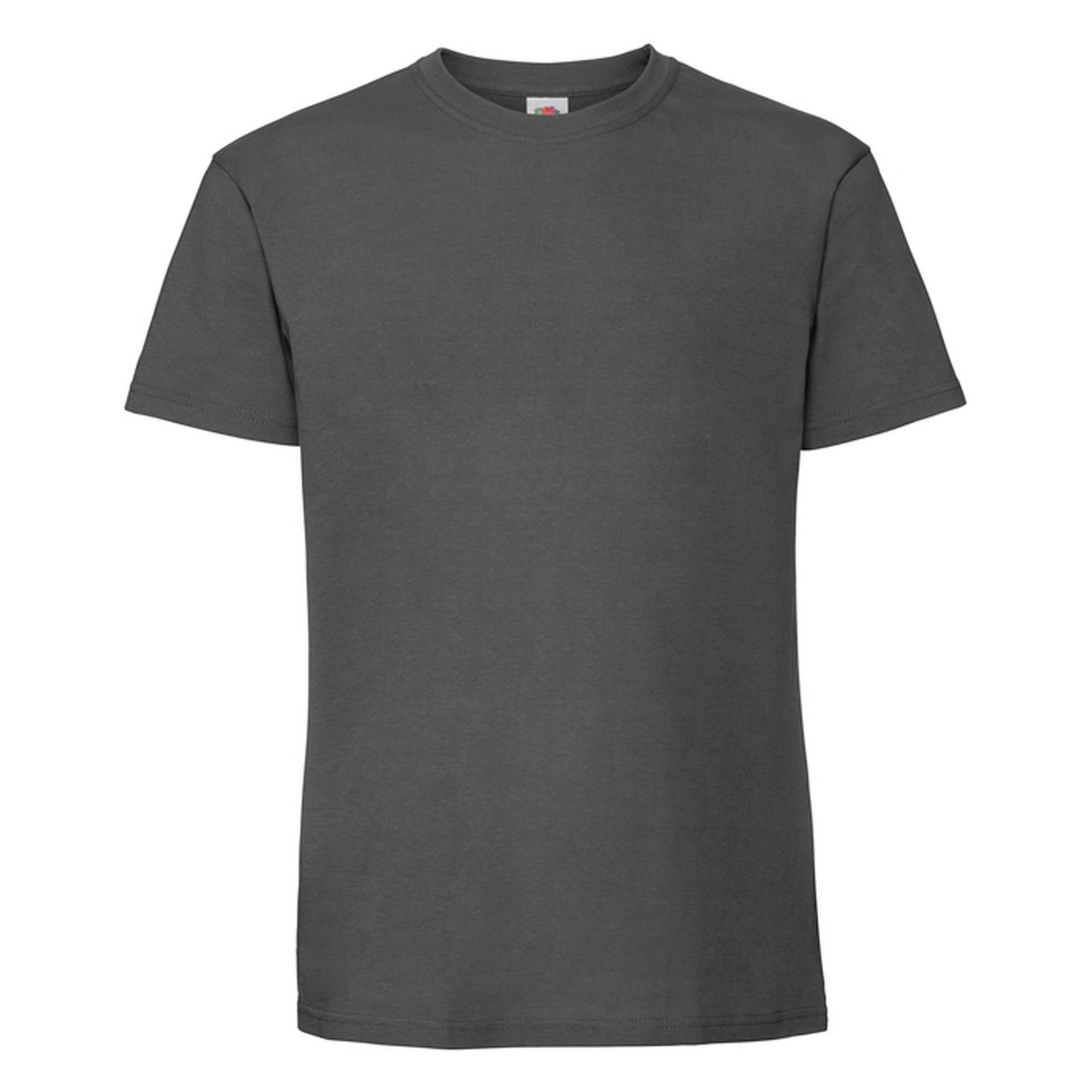 Iconic Premium Tshirt Herren Taubengrau M von Fruit of the Loom