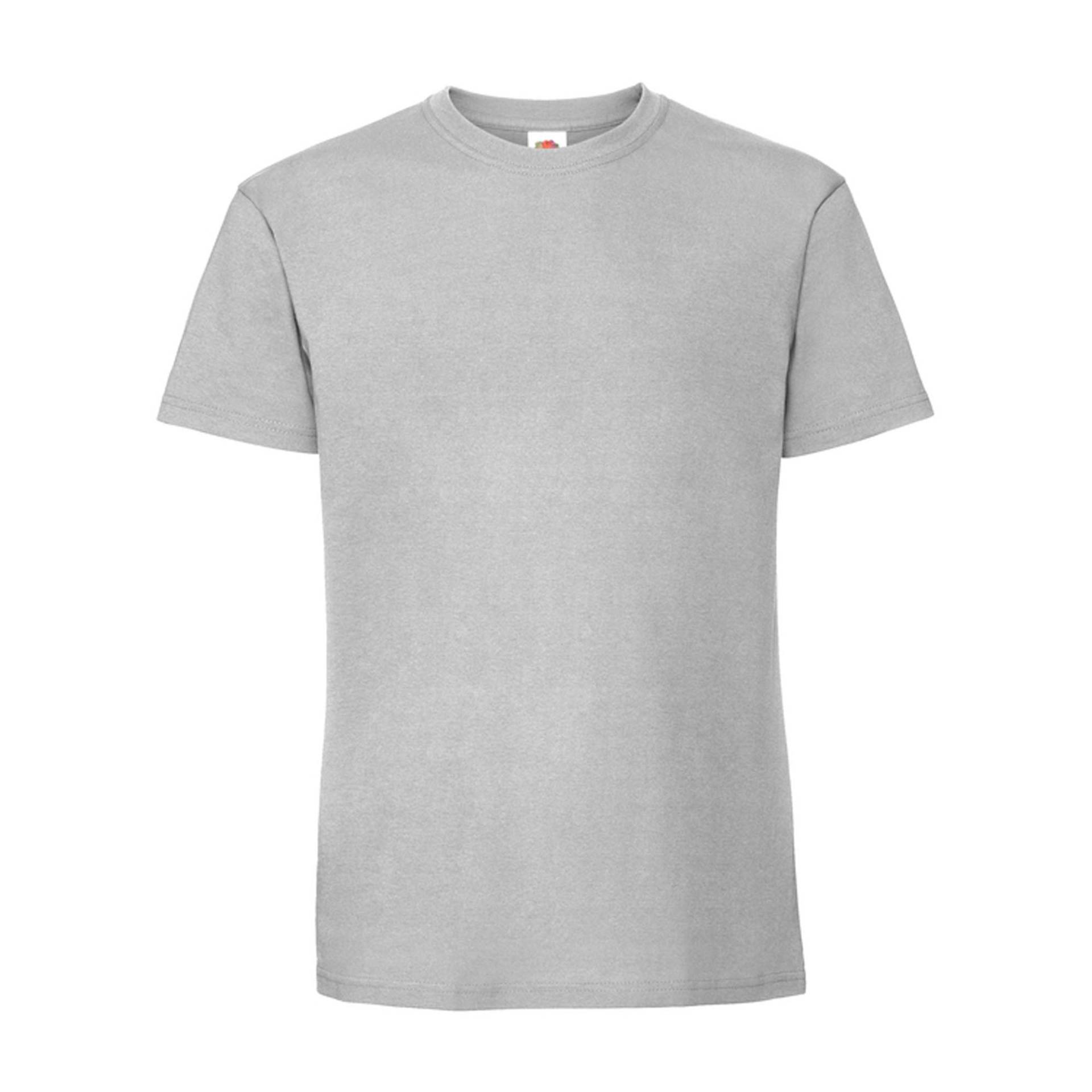 Iconic Premium Tshirt Herren Taubengrau S von Fruit of the Loom