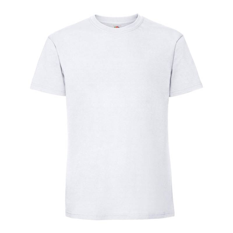 Iconic Premium Tshirt Herren Weiss L von Fruit of the Loom